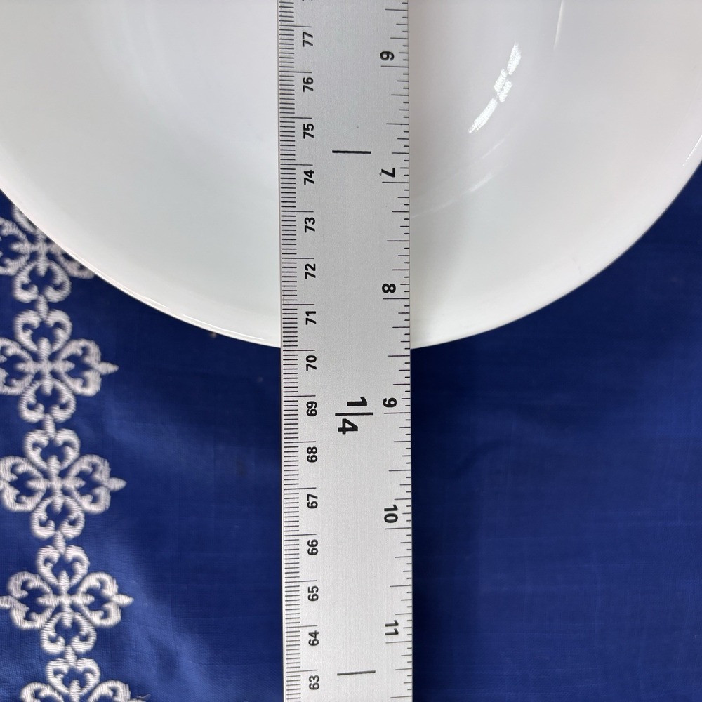 Corelle Winter Frost White medium round serving bowl Vitrelle 8.25" - Picture 3 of 4